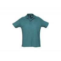 POLO PIQUÉ M/M 3 BOT SUMMER AZUL PATO 